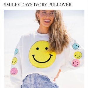 Judith March smiley pullover.